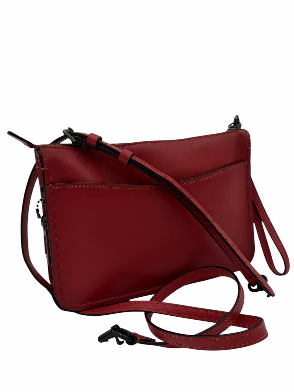 Coach Women’s Red 1941 Glovetanned Leather Soho Crossbody Clutch